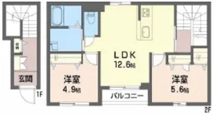ベル ディモーラ【2階】の間取り