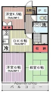 リバストーン神大寺II【2階】の間取り