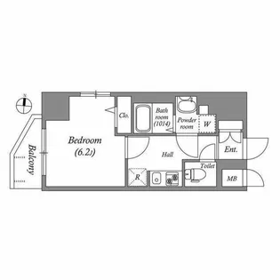 N stage両国【5階】の間取り