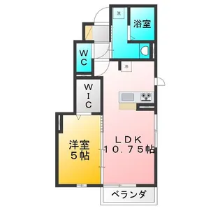 アネックスA芝久保【1階】の間取り