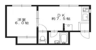 ニュー高井田マンション【3階】の間取り
