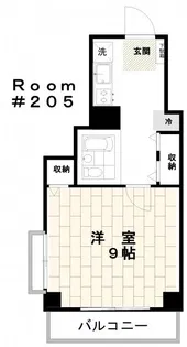 世田谷区新町1丁目貸マンション【3階】の間取り