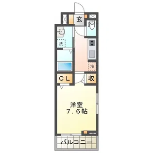ヒカルサ津市桜橋南【3階】の間取り