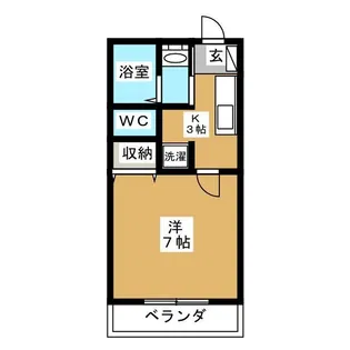 アクシア【1階】の間取り
