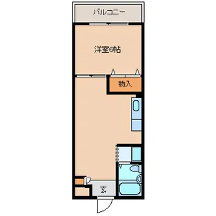 ジョリイマンション【1階】の間取り