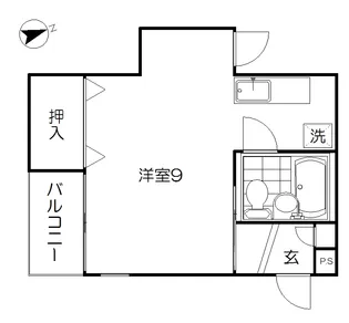 Sun大手町【2階】の間取り
