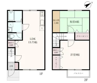 メイクアーデンAの間取り