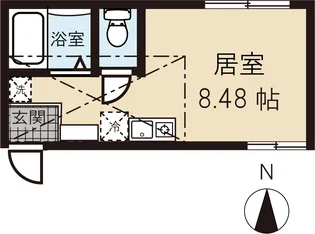 東京都新宿区上落合3【アパート】の間取り