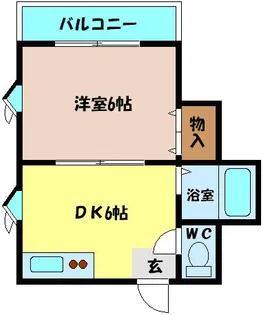 セベ森小路【4階】の間取り