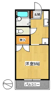 コーポ坂本【2階】の間取り