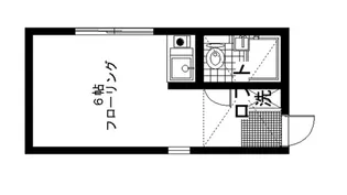 50ウォールB棟【2階】の間取り