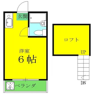 タウンハウスとよおか【1階】の間取り