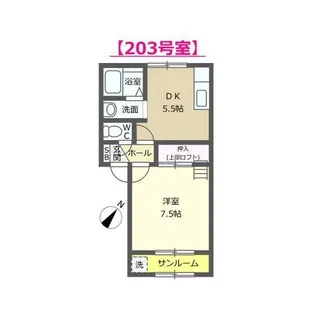 ラ・セゾン【2階】の間取り