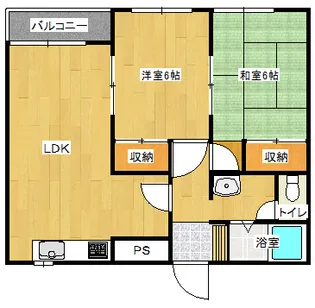 藤尾アーバンシティB棟【1階】の間取り