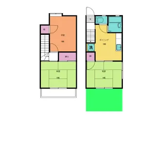 メゾン田川【1階】の間取り