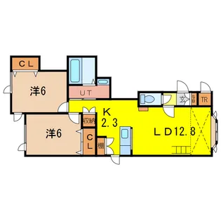 ミラージュB【1階】の間取り