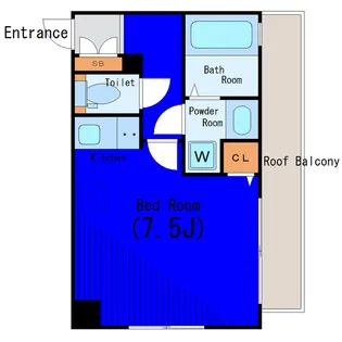 東京都品川区北品川2【マンション】の間取り