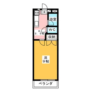パステルハイム【1階】の間取り