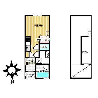 フラットベース【1階】の間取り
