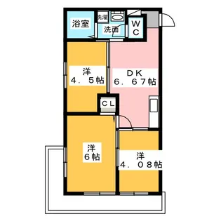 第五菊屋ビル【4階】の間取り