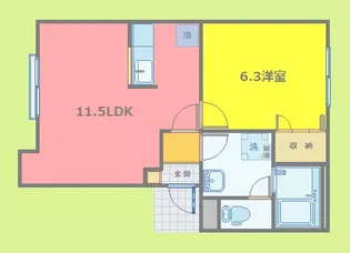 ポイントブレイク【2階】の間取り