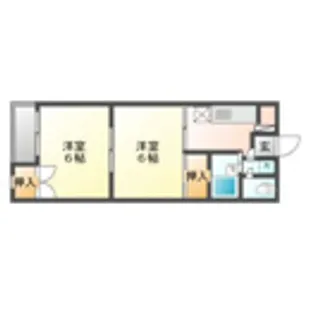 グリーンハイツ原尾島【3階】の間取り