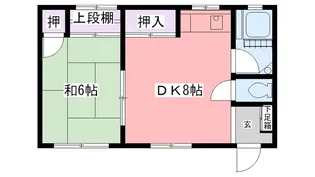 ポートマンション【3階】の間取り