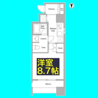 アプリーレ久屋大通公園【12階】の間取り