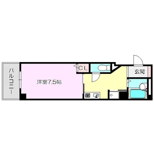 アトール西中島【8階】の間取り