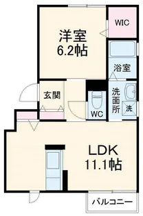 グローリエ【2階】の間取り