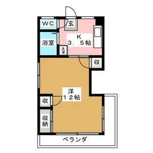 フィリアー・高砂【2階】の間取り