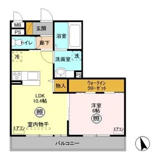 ロハス宮本町【2階】の間取り