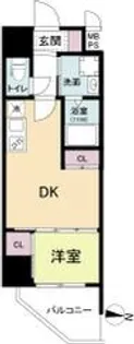 セレニテ神戸ミラクシュッド【2階】の間取り