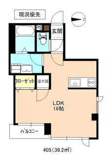 CIEL BLEU【4階】の間取り