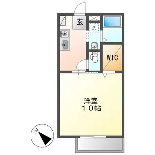 ソレジオ大島【2階】の間取り