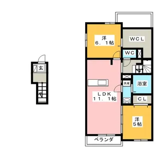 ハルノネ【2階】の間取り