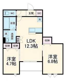 Casa Comfort【1階】の間取り