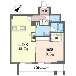 【新築】プレミアス アサヒ【SHM】【2階】の間取り