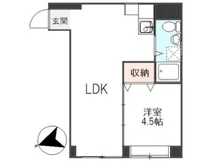 東京都台東区駒形2【マンション】の間取り
