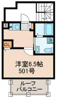 プラージュ品川【5階】の間取り