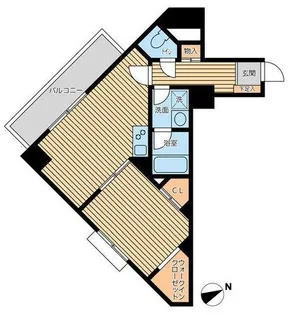 1LDKの間取り画像
