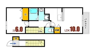 アルモニ・MA【2階】の間取り