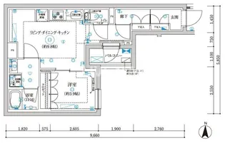 セジョリ東陽町II【4階】の間取り