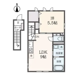 神奈川県横浜市南区中里1【アパート】の間取り