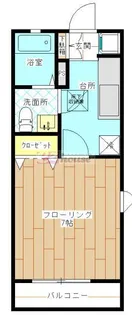 東京都中野区大和町4【アパート】の間取り