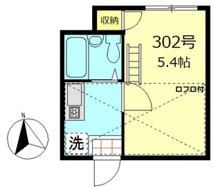 オリンピア亀戸【3階】の間取り