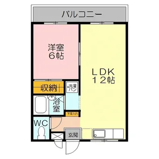 ハイツユーボン【2階】の間取り