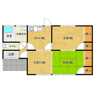 宮崎県都城市早水町【一戸建】の間取り