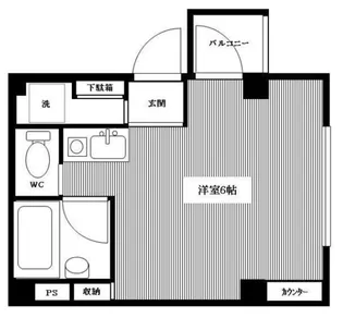 サンパティーク【3階】の間取り