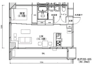 Grande Maison Kita-Ayase【3階】の間取り